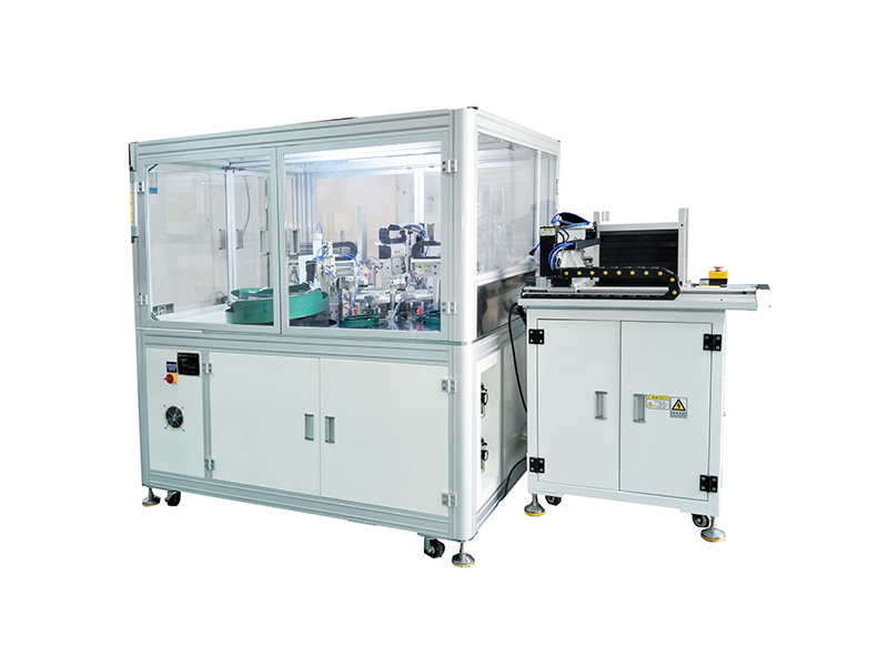 散熱器自動(dòng)點(diǎn)膠、鎖付、組裝一體機(jī)